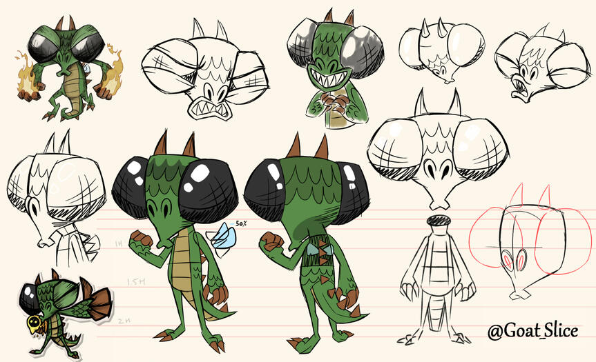Model Sheet for upcoming short